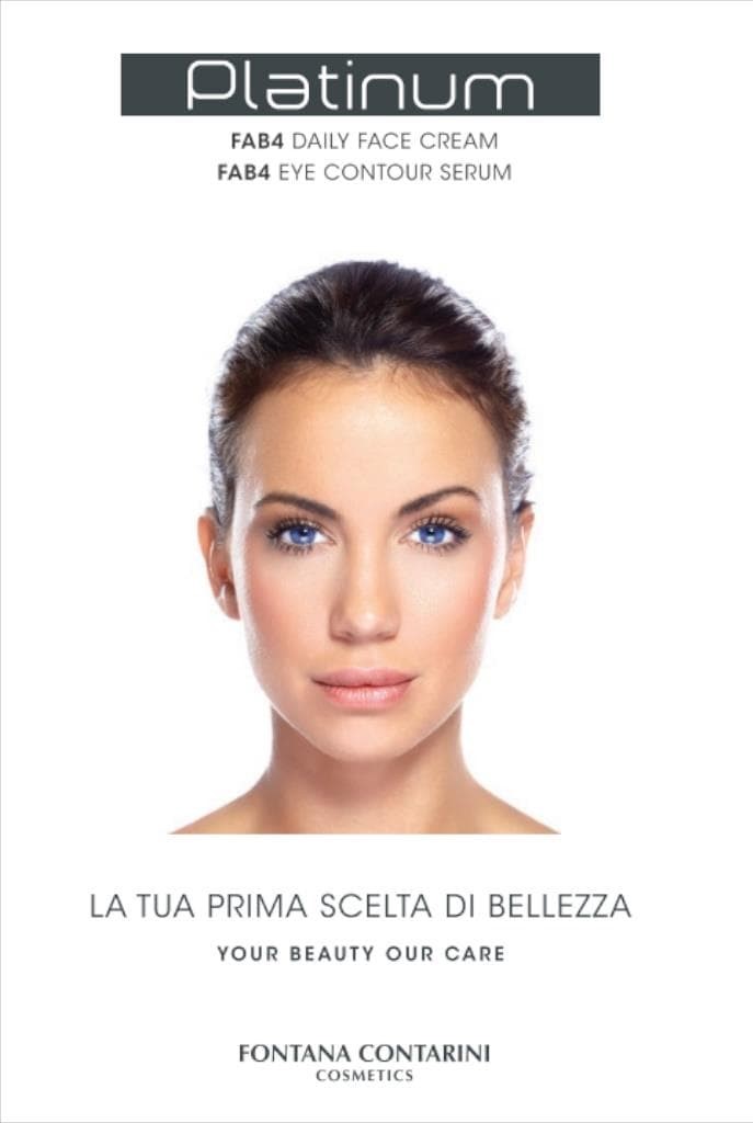 Cremas faciales Platinum FAB4 de Fontana Contarini