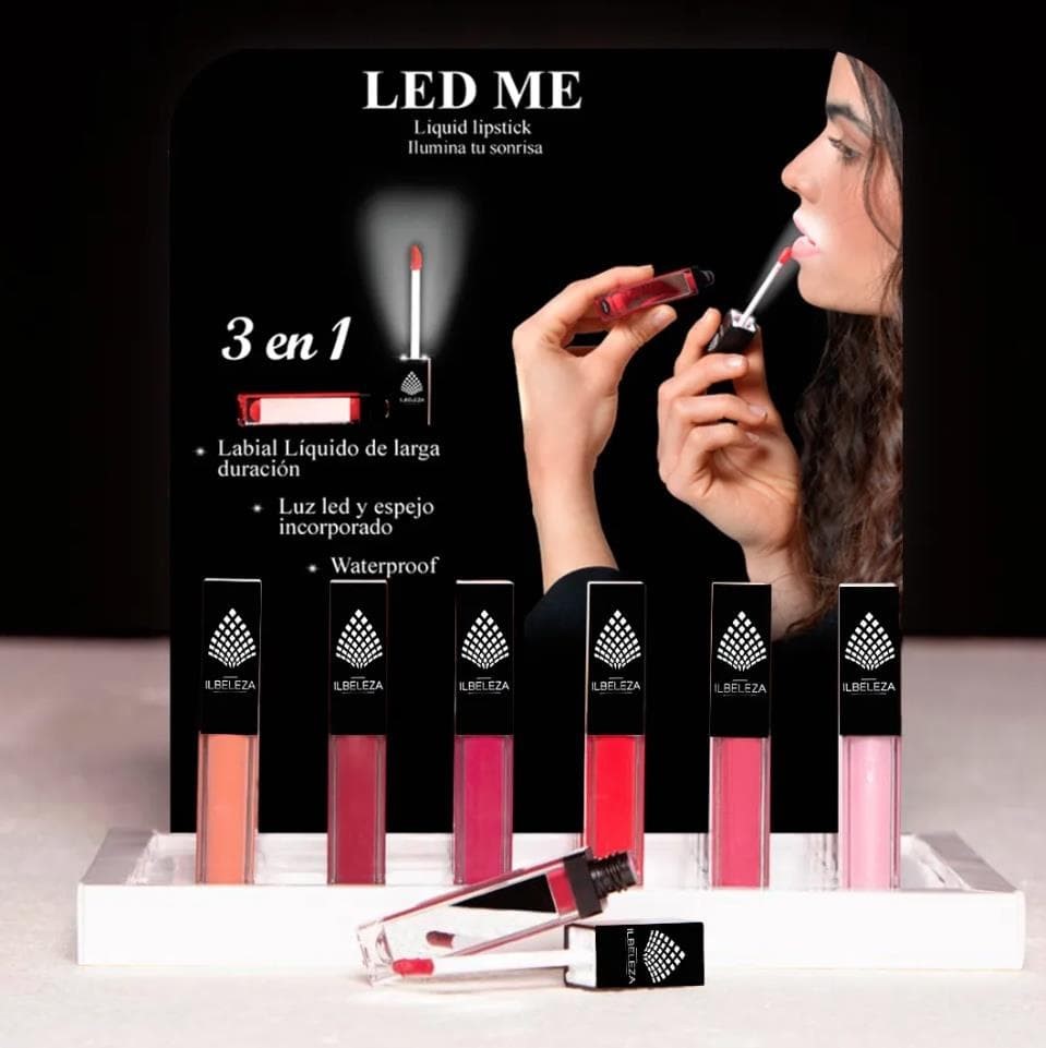 Expositor de labios led me
