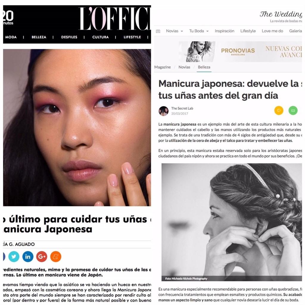 La Manicura Japonesa en revistas 