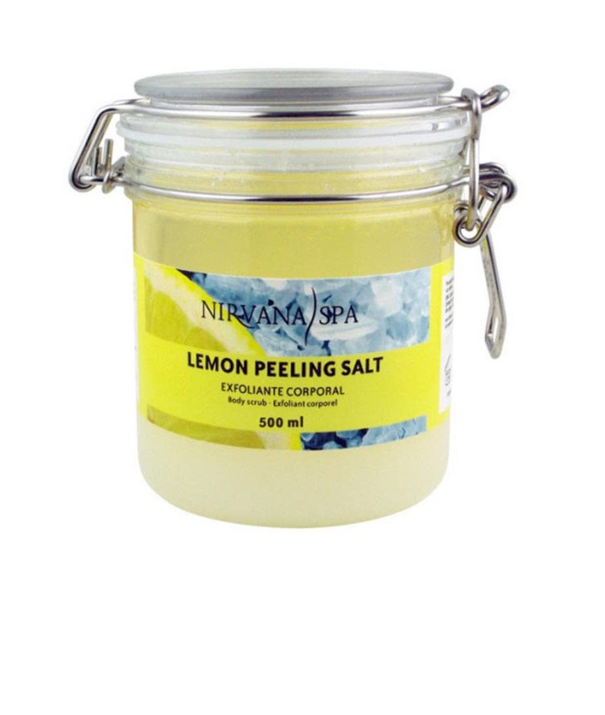 Lemon peeling salt