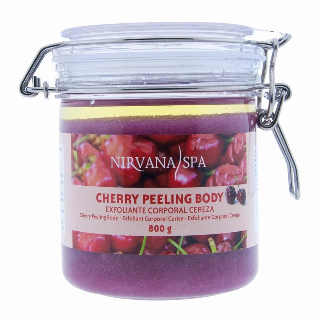 Peeling corporal de cereza