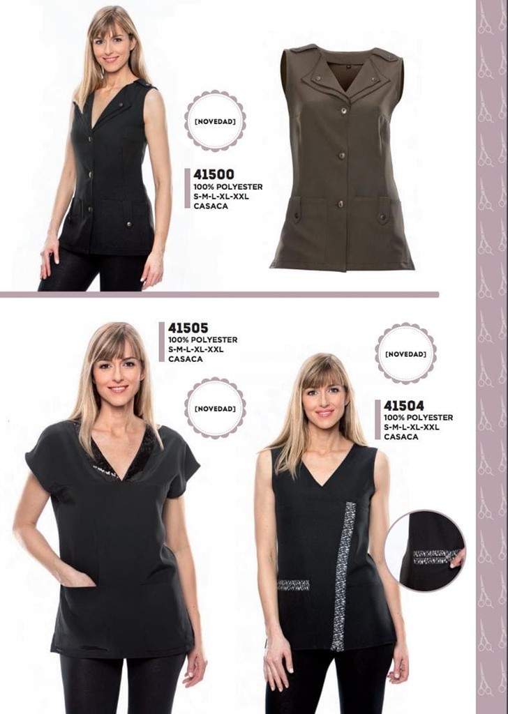 Uniformes de peluquería y estética